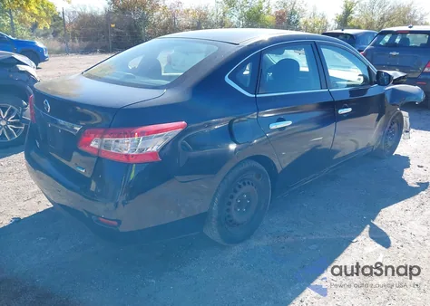 2013 Nissan Sentra S from USA, damaged, VIN 3N1AB7AP7DL729854
